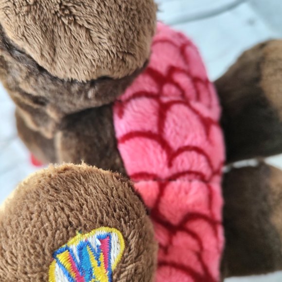 Webkinz Cocoa Dinosaur Brown Red Pink Ganz Plush 9" Toy Lovey No Code valentine - Picture 6 of 8